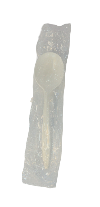 RiteWare - White Medium Weight Individually Wrapped Soup Spoon, Pack of 1000 - C2104W