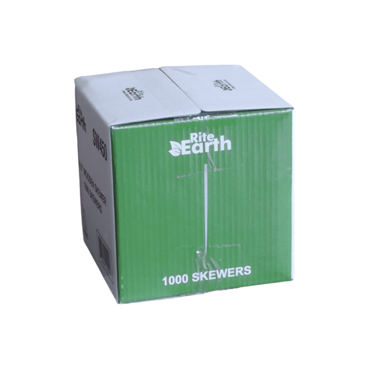 RiteEarth - 4.5" Wooden Skewers 3/20" Diameter, 1000 Per Box - SW450