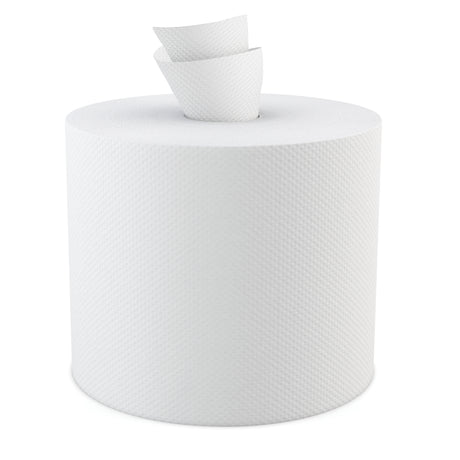 RiteTissue - 7.3” x 10” 2-ply White Centrepull Towel, 500sh/rl, 6rl/cs, 65cs/sk - HC100