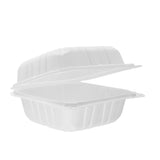 RitePak - 5.5" x 5.5" x 2.75" Polypropylene Hinged Sandwich Container, 250/Cs - HS501