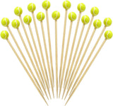 RiteEarth - 4.75" Bamboo Wooden Pick - Tennis, Pack of 5000 - PB475