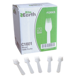 RiteEarth - 6" Wooden Fork, Pack of 1000 - C1601