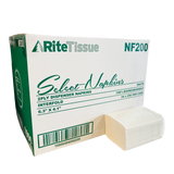 RiteTissue - 6.3" x 4.1" 2 Ply White Interfold Napkin, 6000/Cs - NF200