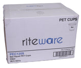 RiteWare - 9 Oz Clear 12 Series PET Cups, Pack of 1000 - PEC1209