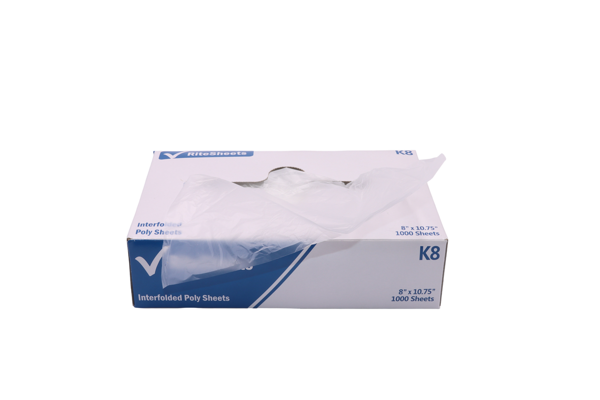 RiteSource - Feuille de charcuterie en plastique 20,3 x 27,2 cm, K8 - RSSK8